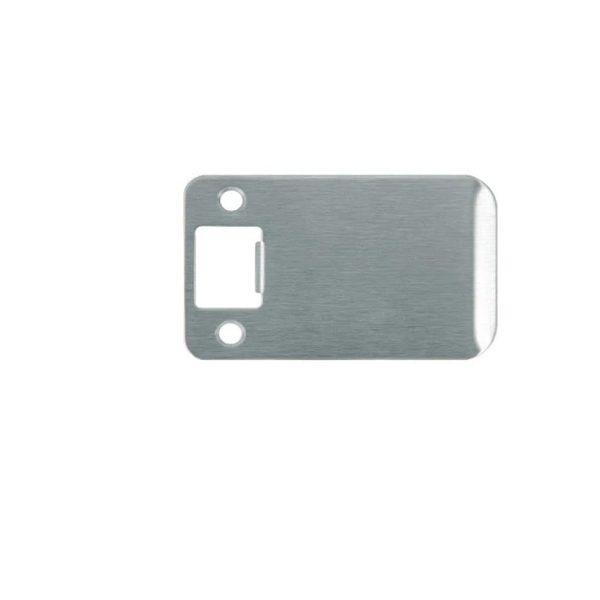 Don-Jo - 9175-619-RC - Extended Lip Full Lip Strike 2-1 4 Height and 1-3 4 Width with 18 Gauge Steel - 619 (Satin Nickel Plated Finish) Fashion