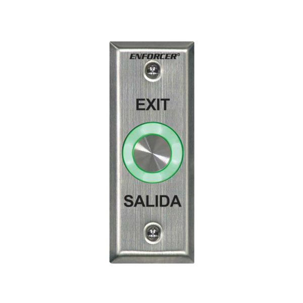 SECO-LARM SD-6176-SS1Q Piezoelectric Illuminated RTE Wall Plates with Timer, Slimline Hot on Sale