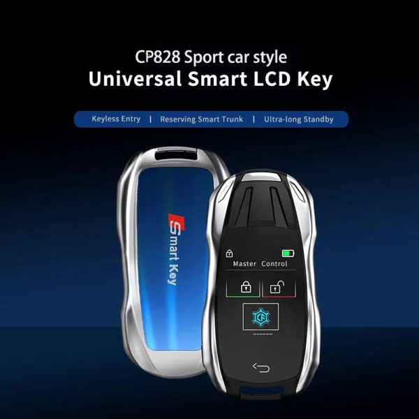 F828 Universal Modified Remote Smart Car Key LCD Screen Keyless Entry (Korean English) Online - Image 3
