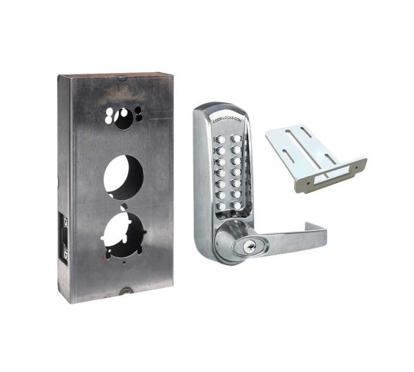 Codelocks CL610 Mechanical, Heavy Duty, Grade 2, Optional Finish, Tubular Latchbolt Gate Box Kit Discount
