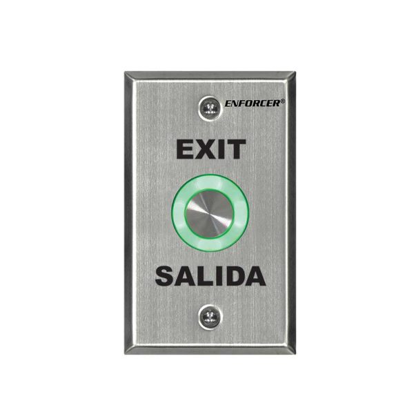 SECO-LARM SD-6276-SS1Q Piezoelectric Illuminated RTE Wall Plate with Timer, Single-gang Online