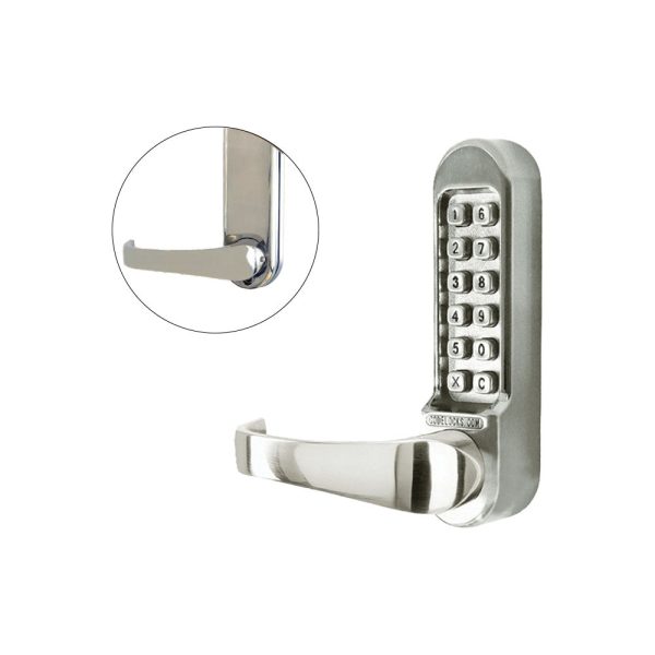 Codelocks CL555 Mechanical, Heavy Duty, Stainless Steel, Optional Backset, Mortise Lock with Passage Function For Cheap