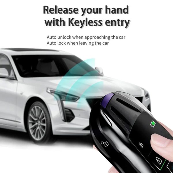 F828 Universal Modified Remote Smart Car Key LCD Screen Keyless Entry (Korean English) Online - Image 4