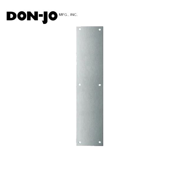 Don-Jo - 70-628 - Push Plate with 3-1 2 Width and 15 Length - 628 (Satin Aluminum Clear Anodized Finish) Online - Image 2