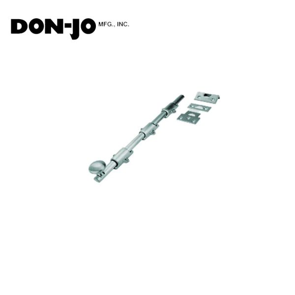 Don-Jo - 1636-626 - Dutch Door Bolt with 18  Length and 1-5 8  Width - 626 (Satin Chromium Plated) For Sale - Image 2
