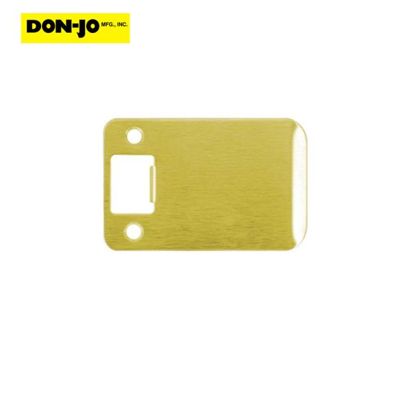 Don-Jo - 9103-605 - Extended Lip Strike 3 Width and 2-1 4 Height - 605 (Bright Brass Finish) Supply - Image 2