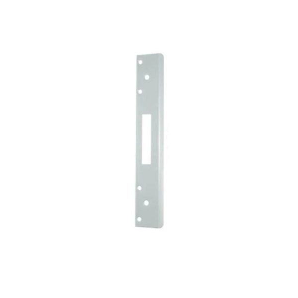 Don-Jo - FL-208NM-SL - Single Hole Security Strike 8 Height and 1-3 8 Width - SL (Aluminum Painted Finish-689) Hot on Sale