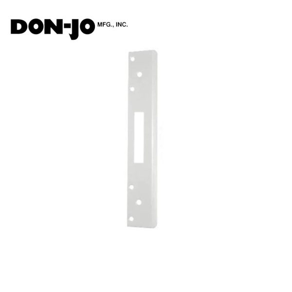 Don-Jo - FL-208WM-WH - Single Hole Security Strike 13 Gauge Steel 8 Height and 1-3 4 Width - WH (White Coated Finish) Cheap - Image 2