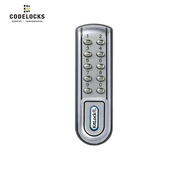 Codelocks KL1200 Electronic, Heavy Duty, Silver KitLock with Optional Handing Fashion - Image 2