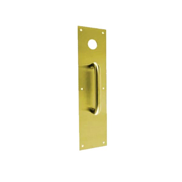 Don-Jo - CFC7115-605 - Pull Plate with 4 Width and 16 Length - 6 CTC - 605 (Bright Brass Finish) Cheap