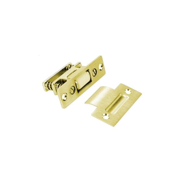 Don-Jo - 1702-605 - Roller Latches with 3-3 8 Length and 1 Width - 605 (Bright Brass Finish) Online now