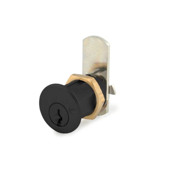OLYMPUS LOCK - DCN - 3 4 Inch Barrel Diameter Cam Lock - N Series - Optional Cylinder Length - Optional Keying - US19 (Flat Black Coated-622) Discount