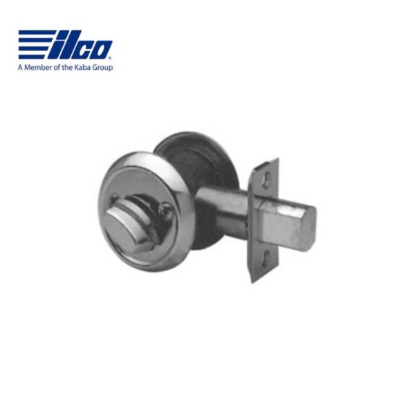 ILCO - Mortise Cylinder Heavy Duty Standard Deadbolt - 2-3 4 Backset - Satin Chrome - Grade 2 (Without Single Cylinder) Cheap - Image 2