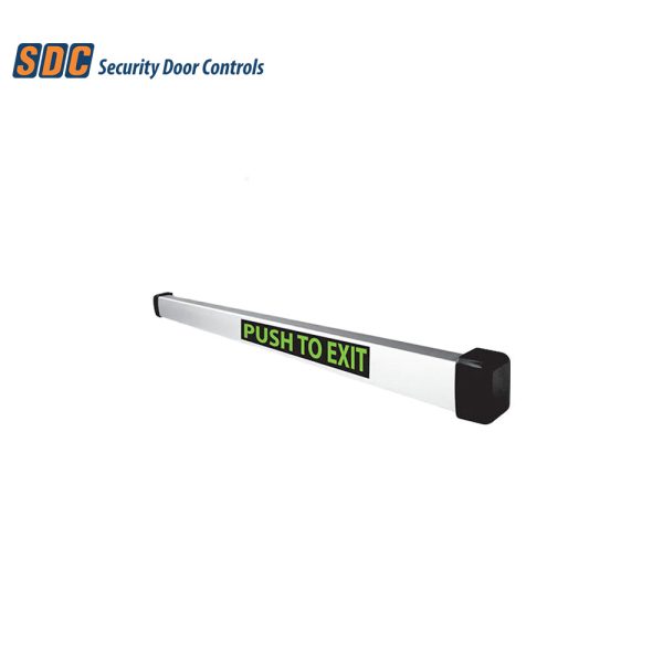 SDC - MSB550-2V36 - Exit Push bar with Mechanical Switch - 36 Length- Satin Aluminum Clear Anodized Online now - Image 2