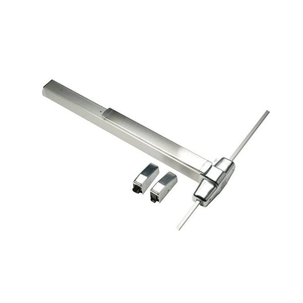 Von Duprin - 9827L - Surface Vertical Rod Exit Bar - Wide Stile Pushpad - 36- Night Latch Function - 07 Lever with Escutcheon - Satin Brass Finish - Grade 1 For Discount