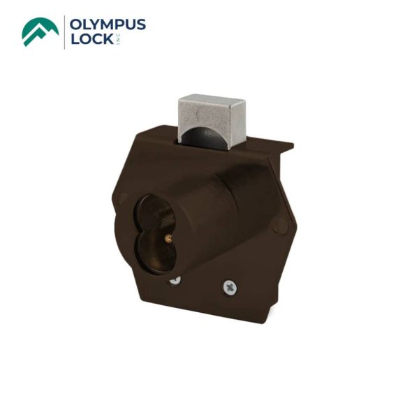 OLYMPUS LOCK - 725RD - Small Format (BEST) IC Core Deadbolt Door & Drawer Cabinet Lock - Optional Key Retaining - 1-1 16 Inch Cylinder Length - Optional Handed - US10B (Oil Rubbed Bronze-613) Online Sale - Image 2