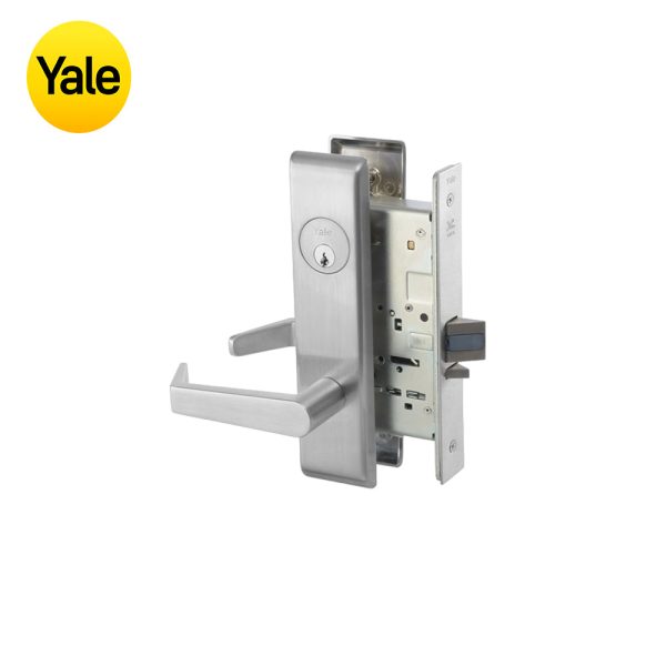 Yale - CRCN8822FL - Mortise Dormitory Lock with CRCN Trim - Grade 1 - 626 (Satin Chrome) For Cheap - Image 2