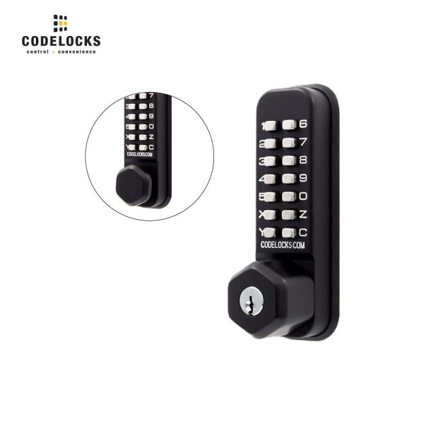 Codelocks CL290 Mechanical, Light Duty, Grade 2, Optional Finish, Back to Back, Dual Backset, Tubular Latch with Key Override Online Hot Sale - Image 4