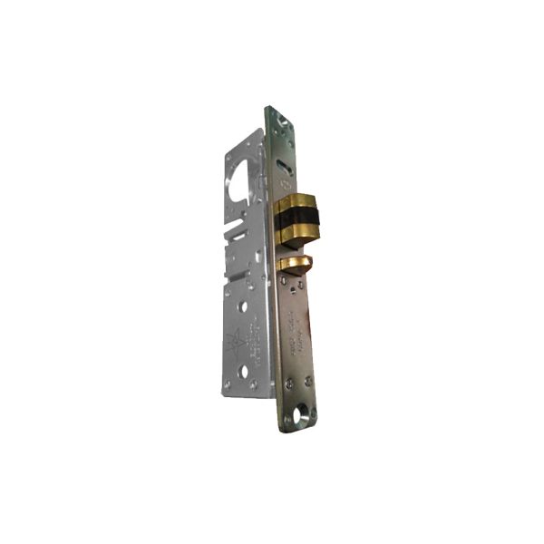 Adams Rite - 4510-45 - Standard Duty Deadlatch Flat Faceplate with 1-1 2 Backset - 2-5 8 Mortise Strike and Left-Handed or Right Hand - 628 (Satin Aluminum Clear Anodized Finish) For Sale