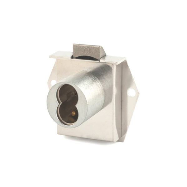 OLYMPUS LOCK - 725ML - Small Format (BEST) IC Core Mortise Latch Door & Drawer Cabinet Lock - Optional Reverse Latch - 1-1 16 Inch Cylinder Length - Optional Handed - US26 (Polished Chrome-625) Fashion