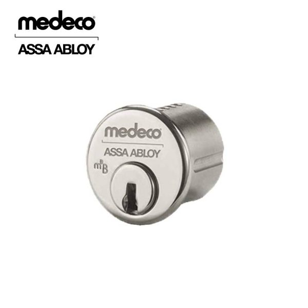 Medeco - 100100J-26-DLT-Z02 - Mortise Cylinder M3 Bi-Level with 5-Pin DL Keyway and 1 - CT-Z02 Adams Rite Cam - 26 (Satin Chrome) Supply - Image 2