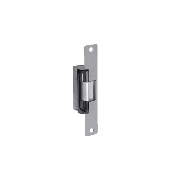 Adams Rite - 7130-510 - Door Electric Strike Standard Fail Secure and 6-7 8 X 1-1 4 Flat Faceplate with Radius Corners - 24VDC - 628 (Satin Aluminum Clear Anodized Finish) Supply