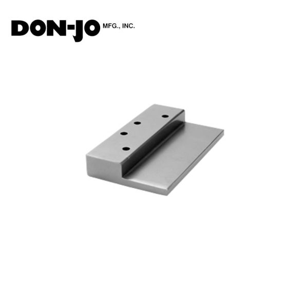 Don-Jo - 2050 - Mounting Bracket for Stop Mounted Hardware - 628 (Satin Aluminum Clear Anodized Finish) on Sale - Image 2