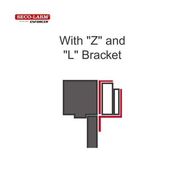 SECO-LARM E-941S-1K2 ZQ Z-Bracket for 1,200-lb Series Electromagnetic Locks Discount - Image 4