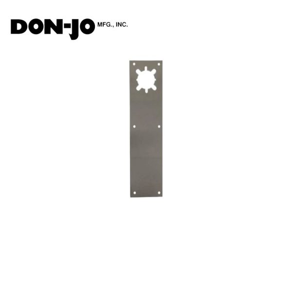 Don-Jo - CFL71-628 - Push Plate with Holes - 628 (Satin Aluminum Clear Anodized Finish) Discount - Image 2