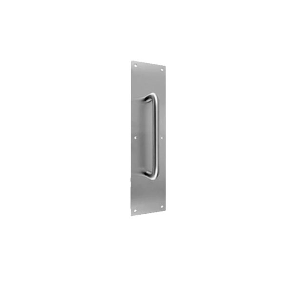 Don-Jo - 7120-630 - Pull Plate 4 Width and 16 Length with 10 CTC - 630 (Satin Stainless Steel Finish) For Sale