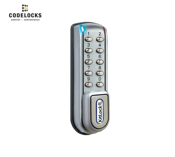 Codelocks KL1200 Electronic, Heavy Duty, Silver KitLock with Optional Handing Fashion - Image 3