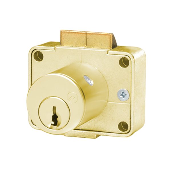 OLYMPUS LOCK - 998 - Drawer Latch Lock - N Series - Optional Cylinder Length - Optional Keying - Optional Handed - US4 (Satin Brass-606) Online