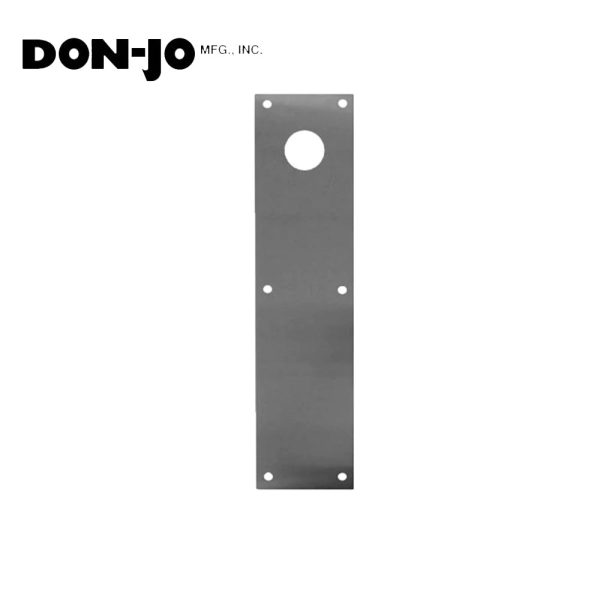 Don-Jo - CFD70-628 - Push Plate with 3-1 2 Width and 15 Length - 628 (Satin Aluminum Clear Anodized Finish) on Sale - Image 2