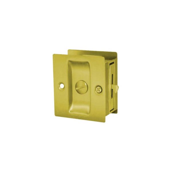 Don-Jo - PDL-101-609 - Privacy Pocket Door Lock - 609 (Satin Brass Finish) Supply