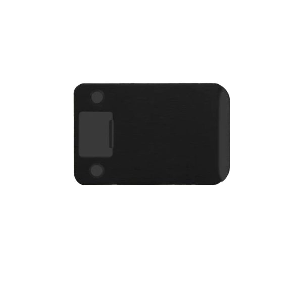 Don-Jo - 9175-622-RC - Extended Lip Full Lip Strike 2-1 4 Height and 1-3 4 Width with 18 Gauge Steel - 622 (Flat Black Coated) Fashion