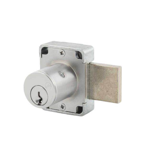OLYMPUS LOCK - 500B - Cabinet Deadbolt Door Lock - Weather Resistant - R Series - CCL R1 Keyway - 1-3 8 Cylinder Length - Long Bolt - Keyed Alike-4T2 - US26D (Satin Chrome-626) Online