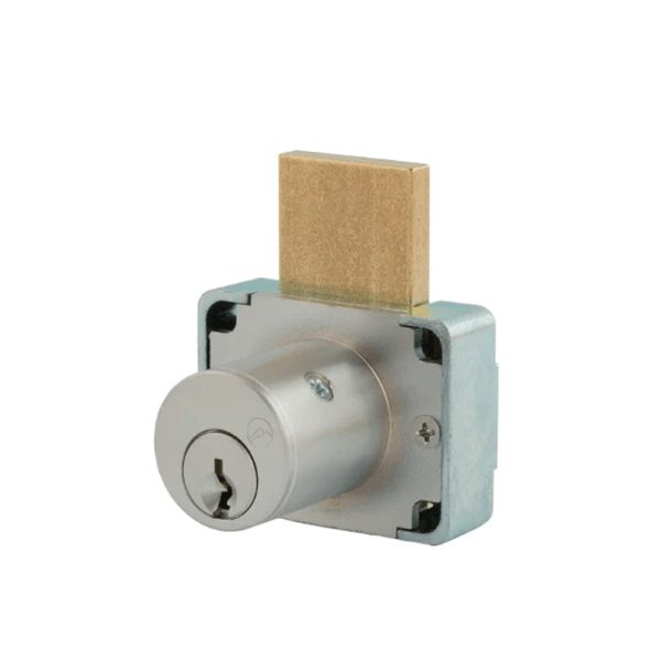 OLYMPUS LOCK - 200M - Non-Magnetic Deadbolt Drawer Lock - MRI Function - N Series - Optional Cylinder Length - Optional Keying - US26D (Satin Chrome-626) Online now