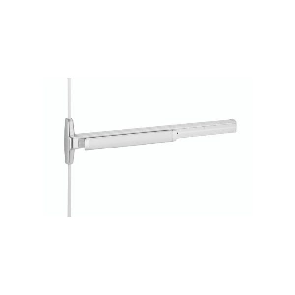 Von Duprin - CD3547A-EO - Concealed Vertical Rod Exit Device - Narrow Stile Pushpad - 36 -  Exit Only - Less Trim - Satin Chrome Finish - Grade 1 Online now