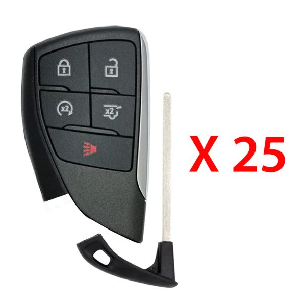 2021 - 2023 Chevrolet GMC Smart Key Shell 5B Compatible with FCC# YG0G21TB2 (25 Pack) Online Sale