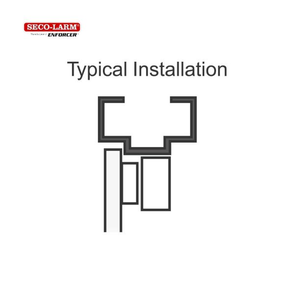 SECO-LARM E-941S-1K2 ZQ Z-Bracket for 1,200-lb Series Electromagnetic Locks Discount - Image 3