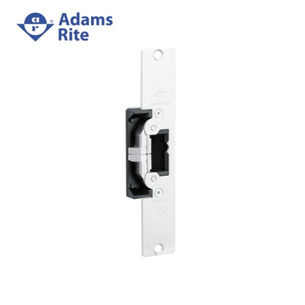 Adams Rite - 7430-628 - Electric Strike For Cylindrical Locks and 6-7 8 Faceplate with Radius Corners - 628 (Satin Aluminum Clear Anodized Finish) For Cheap - Image 2