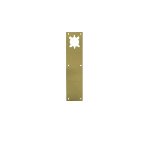 Don-Jo - CFL71-605 - Push Plate with Holes - 605 (Bright Brass Finish) For Cheap