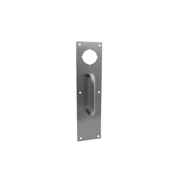 Don-Jo - CFK7015-628 - Pull Plate with Holes - 628 (Satin Aluminum Clear Anodized Finish) Discount