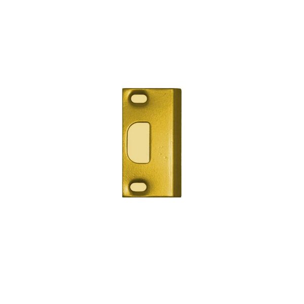 Don-Jo - A-2-SS-BP - Adjustable Strike for Cylindrical Lock with 13 Gauge Steel 1-3 4 Width and 3-3 8 Height - BP (Bright Brass Plated Clear Coated Finish) Online Sale