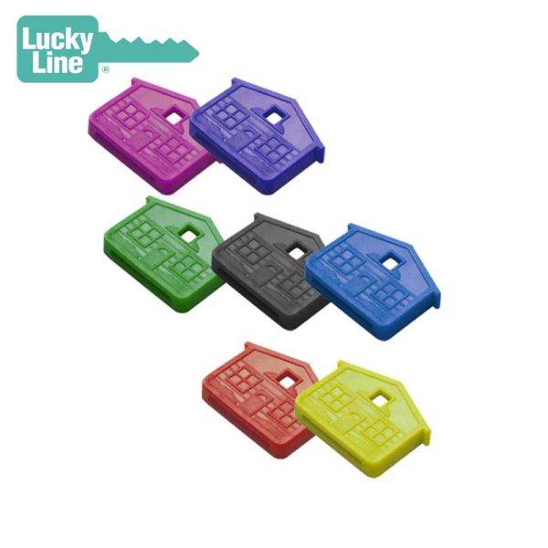 Lucky Line - 16200 - Assorted - House Key Caps - 100 Pack For Cheap - Image 2