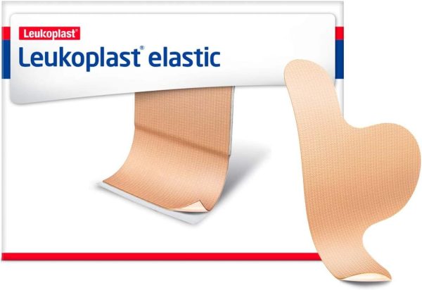 BSN Leukoplast Elastic Adhesive Strip 7645618 - Fabric Material, NonSterile, Toe Shield, Tan - 1 3 8  x 2 1 2  Pad, Pack of 100 Online Sale